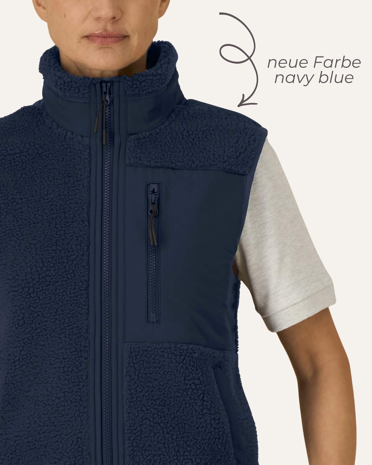 Weste "the cozy one" - Unisex Sherpa Weste