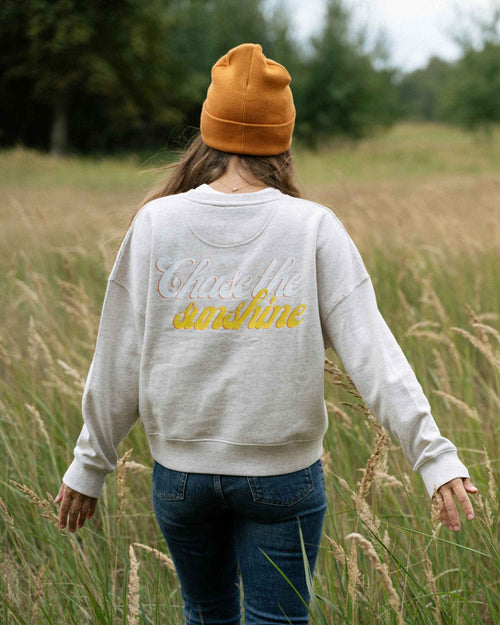 Chase the sunshine Lebensmotto outdoor camping
